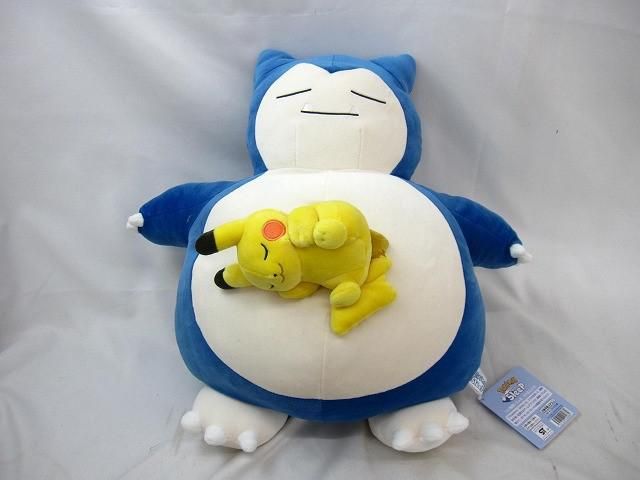 ポケモン おやすみ カビゴンピカチュウ スリープ ぬいぐるみ