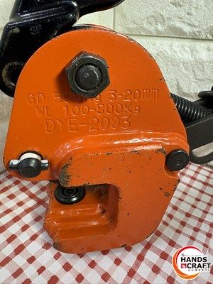 イーグルクランプ 鉄鋼用クランプ 形鋼横つり用 GD型 GD-500 有効板厚3-20mm