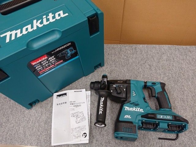 ♥品 マキタ 28mm 充電式ハンマドリル HR282DZK 本体のみ バッテリ 充電器別販売 ケース付