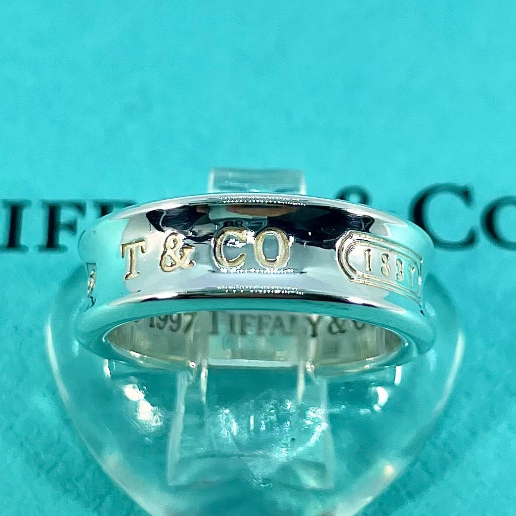 美品】16号 ティファニー TIFFANY&Co. シルバー 1837 ナロー ワイド