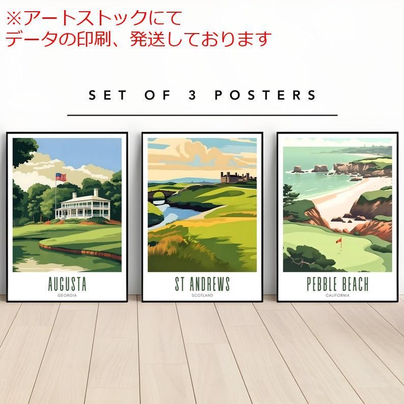 st.andrews ポスター（ゴルフ） セントアンドリュースオールドコース