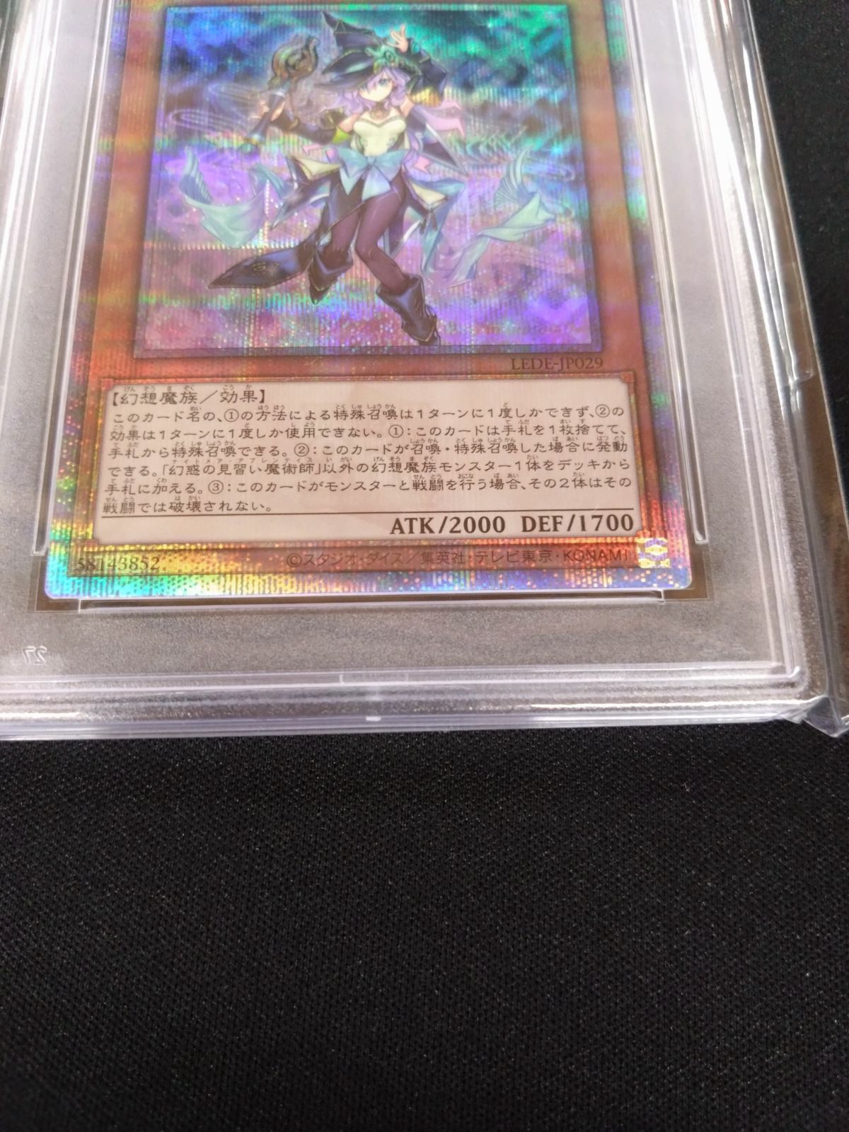 遊戯王 幻惑の見習い魔術師 クオシク psa10 幻惑の見習い魔術師 | ウルトラ | ドラゴンスター | 遊戯王