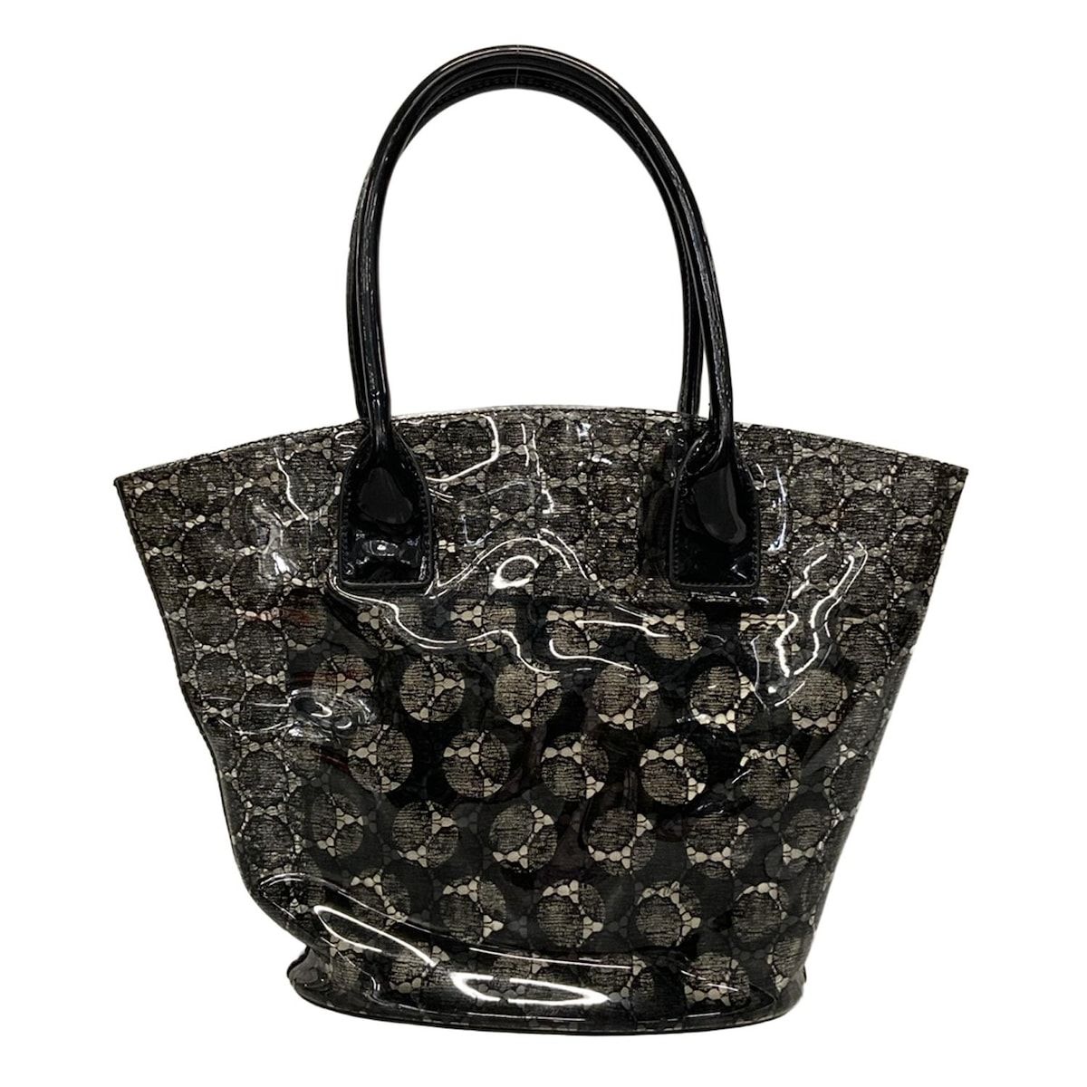 【美品✨️】MARY QUANT マリークワントトートバッグ ブラック マリークワント マリクワ トートバッグ レディース 黒 ブラック