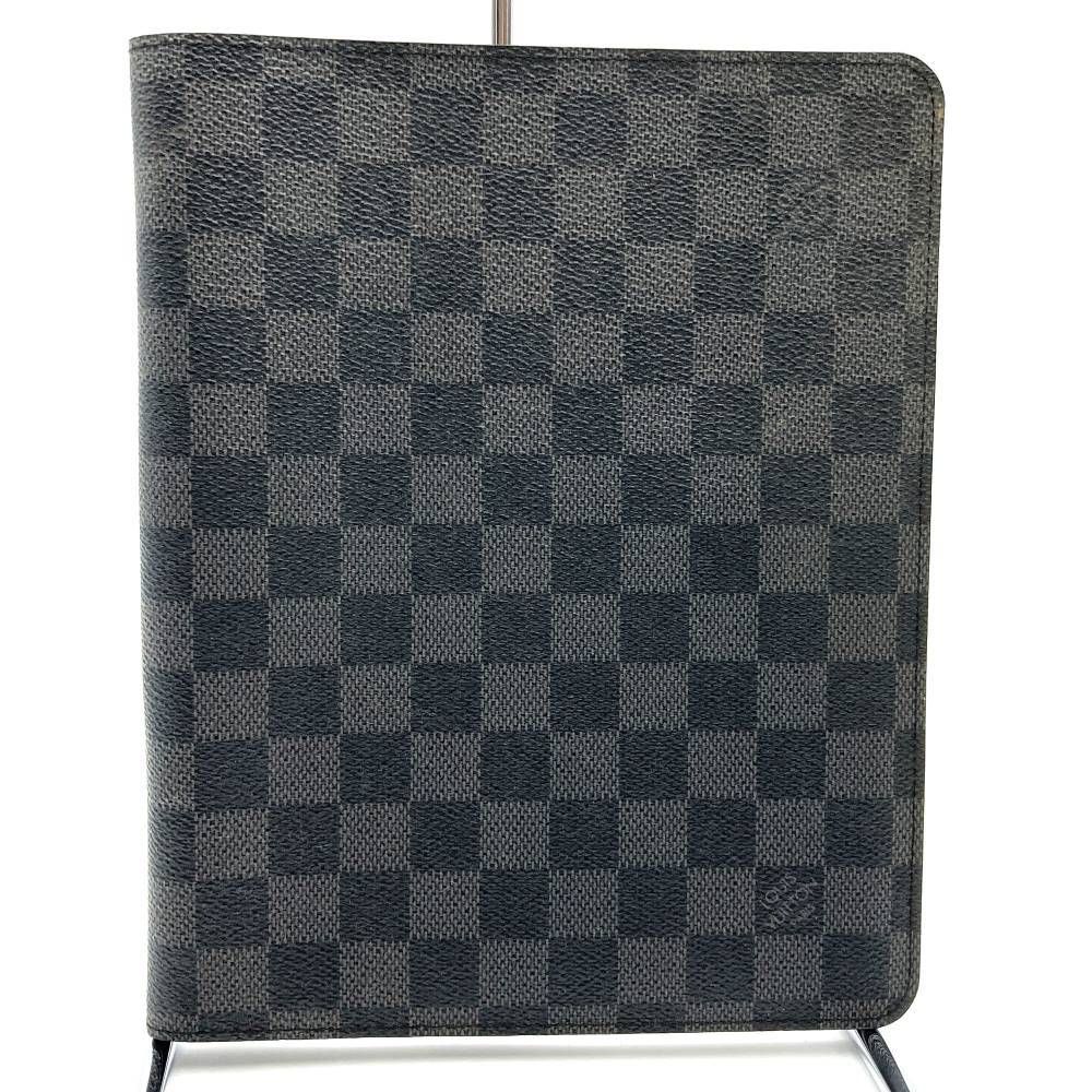 LOUIS VUITTON ルイ・ヴィトン R20974 手帳カバー ノート アジェンダ ビューロー グレー ダミエグラフィット PVC メンズ  レディース USED - メルカリ