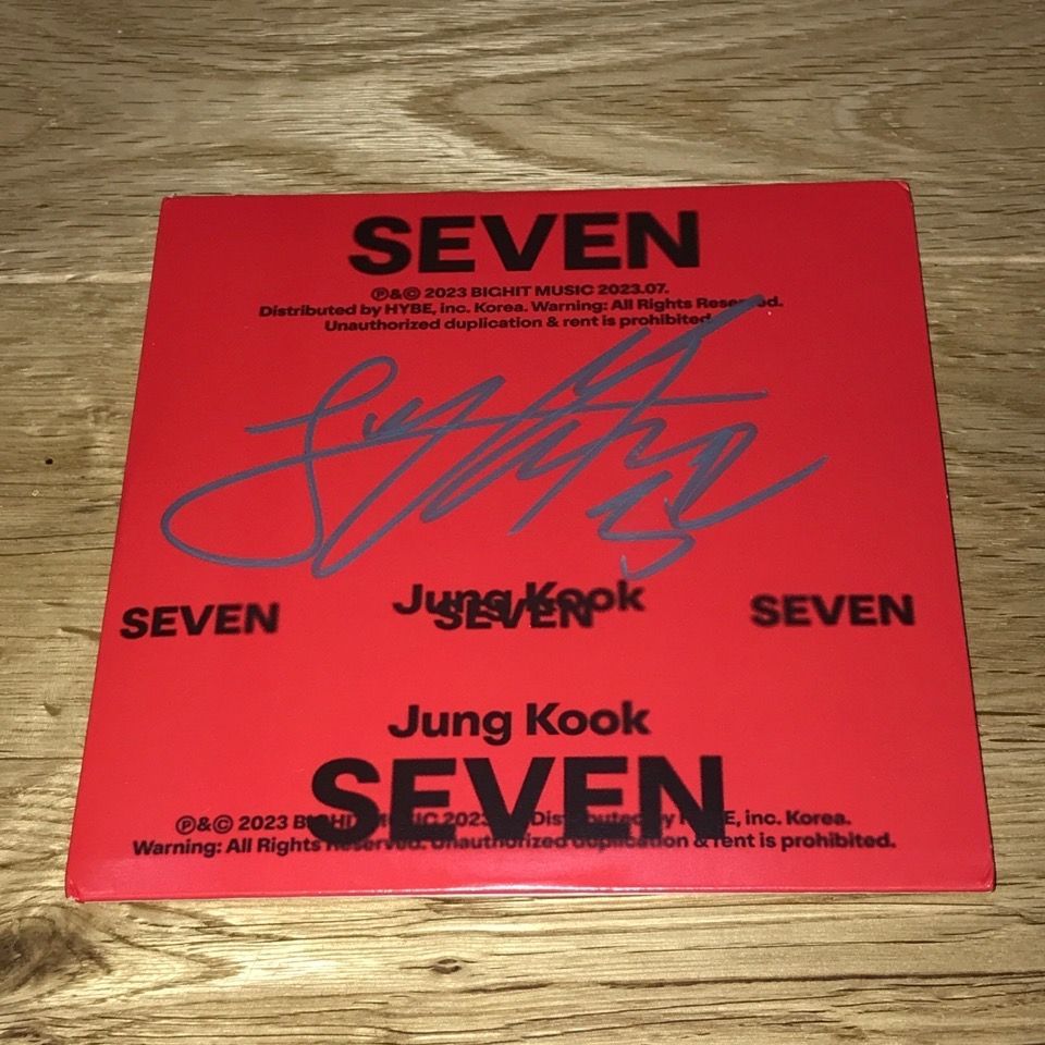 BTS Jung Kook ジョングク アメリカ限定 CD SEVEN - K-POP/アジア