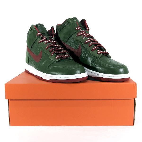 新品同様 NIKE ナイキ x STUSSY ステューシー DUNK HIGH (NEW