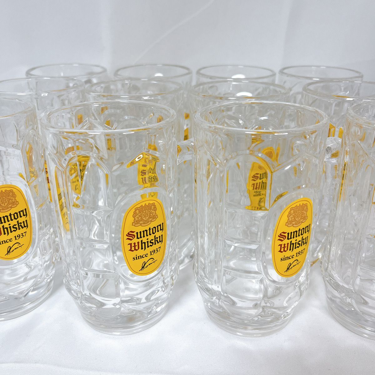 サントリー 角瓶ハイボールジョッキ 380ml 丸く 4個セット