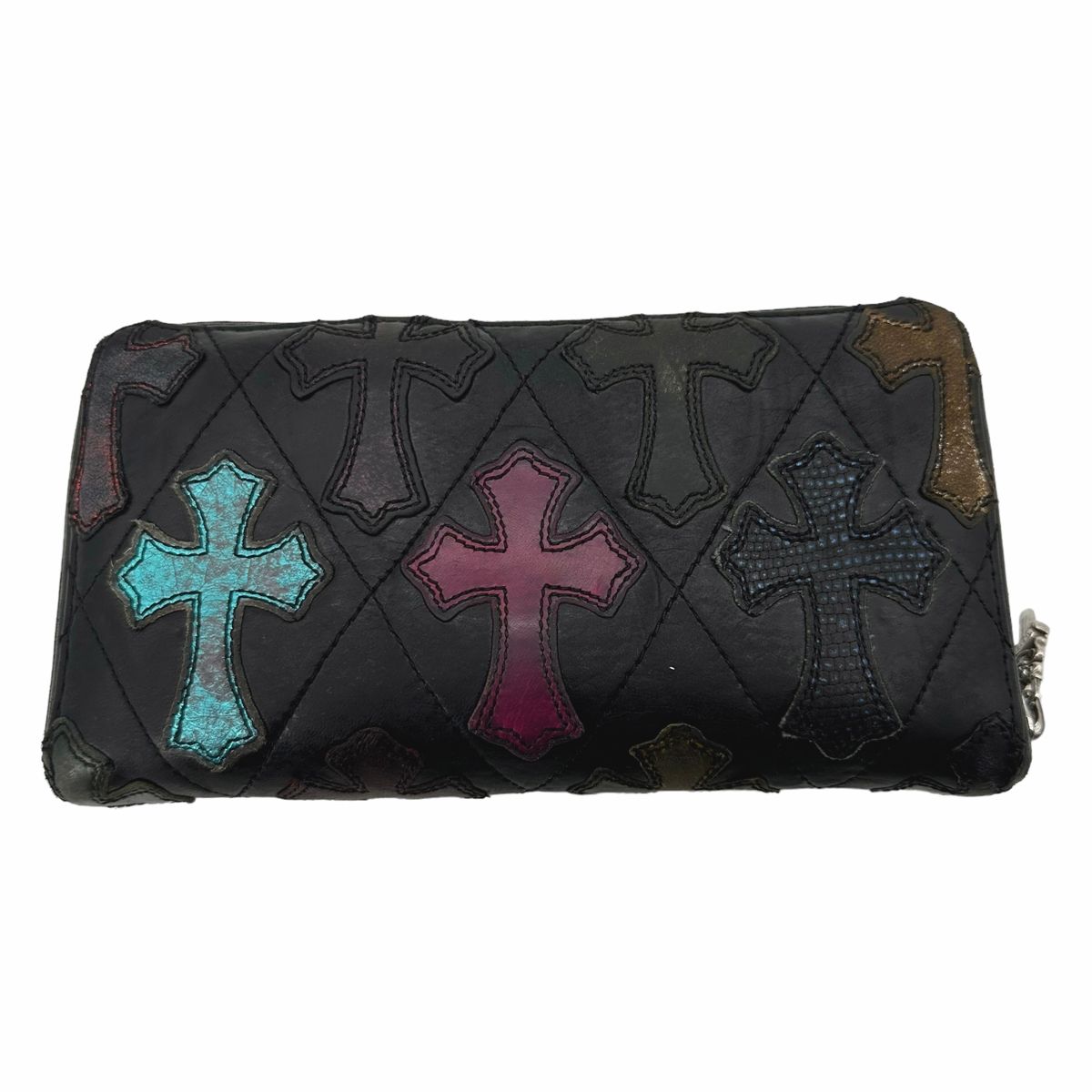 中古】 CHROME HEARTS クロムハーツ メンズ財布 REC F ZIP