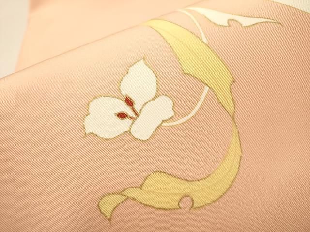 平和屋着物●塩瀬　九寸名古屋帯　駒刺繍　枝花文　金彩　ますいわ屋扱い　正絹　逸品　CAAT0901hy 平和屋着物○塩瀬 九寸名古屋帯 駒刺繍 枝花文 金彩 ますいわ屋扱い