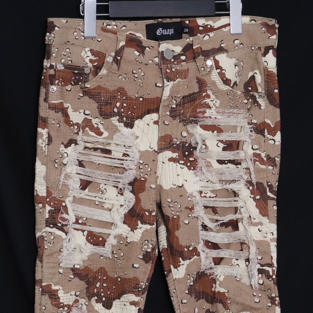 GUAPI フレアデニムパンツ サイズ28 - メルカリ 