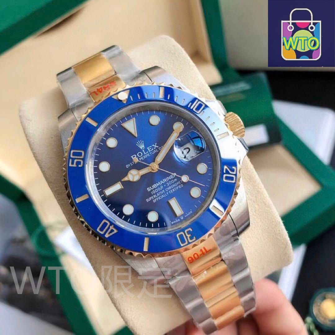 ロレックス サブマリーナ 青サブ 掛け時計 日付拡大鏡あり ロレックス サブマリーナ 青サブ 掛け時計 日付拡大鏡あり