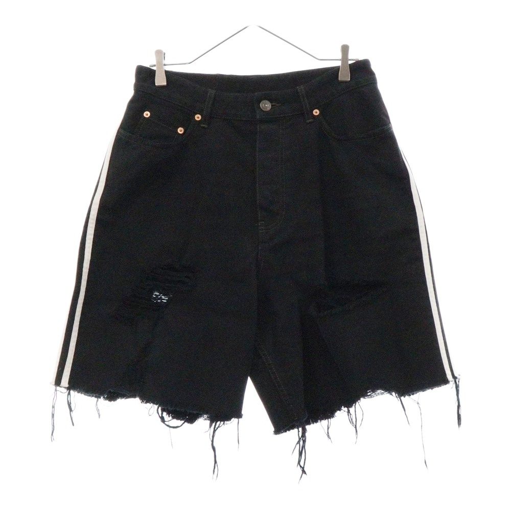 BALENCIAGA (バレンシアガ) 23SS Baggy Short Pants デストロイバギーデニムショーツ 724840 TNW54