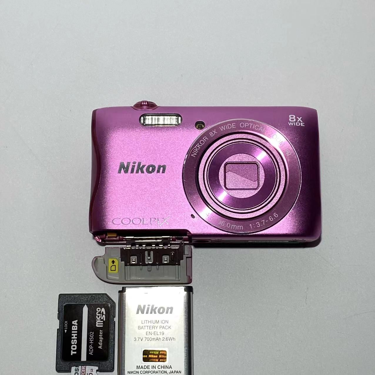 Nikon COOLPIX S3700 PINK 【良品】動作確認済み - メルカリ