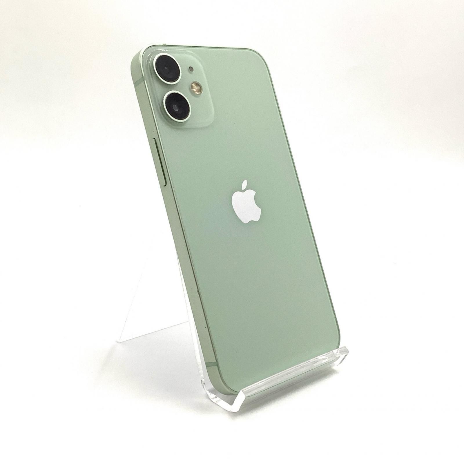 【全額返金保証】【最速発送】Apple iPhone 12 mini 64GB グリーン Softbank 動作確認済 83% 白ロム