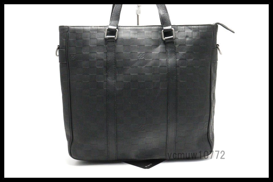 近年モデル希少美中古□LOUIS VUITTON ダミエアンフィニ タダオPM レザー トートバッグ ルイヴィトン□0502ou838-7 - メルカリ