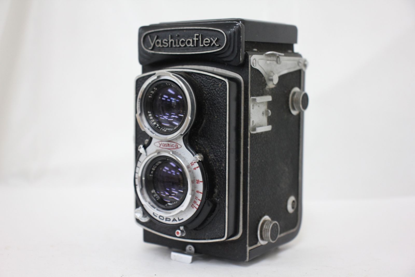 ☆ヤシカ YASHICAFLEX 80mm F3.5 「動作確認済み」 ヤシカ Yashica YashicaFlex A II型 / Yashimar 80mm F3.5