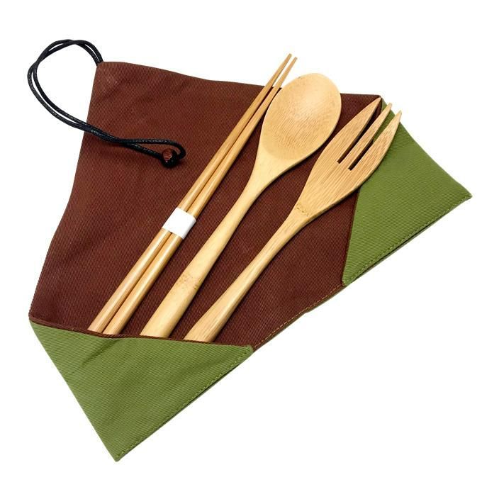 CUNE 弁当用カトラリー 緑とオレンジ 【公式通販】