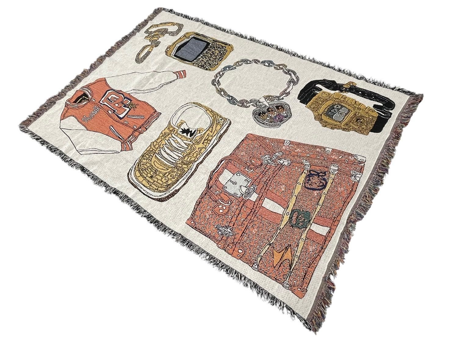 落合翔平 Pharrell Williams ラグ 画家の落合翔平がPharrell Williams