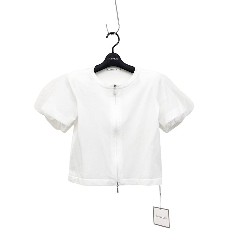 未使用品 2025SS Rene ルネ ジップアップ ニット レースブレード カーディガン ピンク 34 6512120 未使用品 2025SS Rene ルネ ジップアップ ニット レースブレード