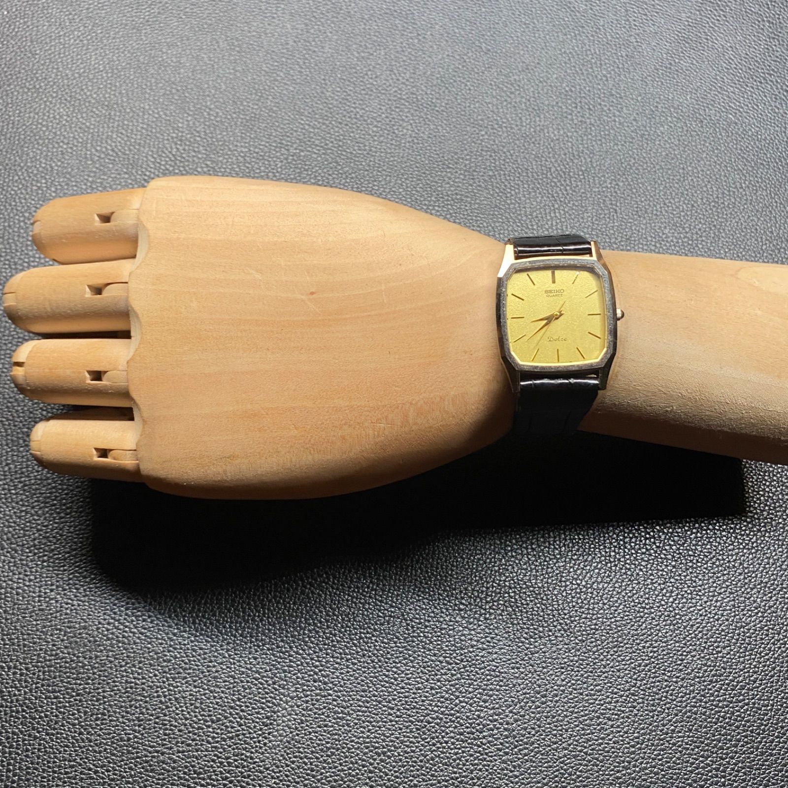 【美品】セイコー ドルチェ クォーツ【9521-5070】【稼働品】メンズモデル SEIKO セイコー ドルチェ 9521-5070 スクエア レア ヴィンテージ