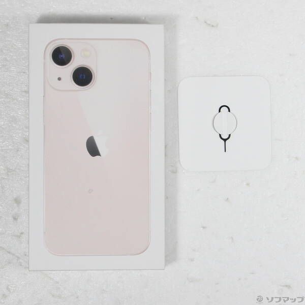中古品〕 iPhone13 mini 128GB ピンク MLJF3J／A SIMフリー【349
