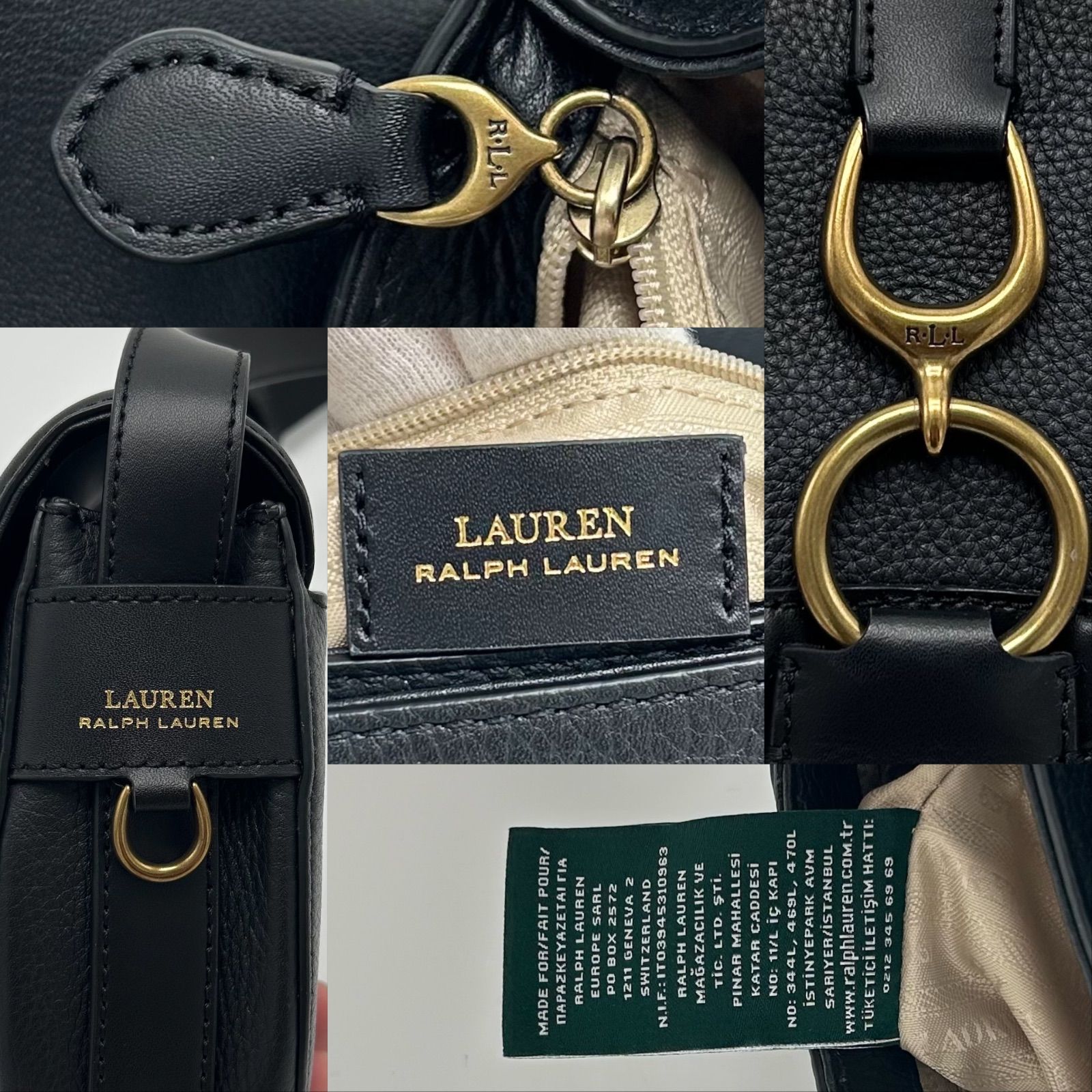 ◎ 未使用級 LAUREN RALPH LAUREN ローレンラルフローレン ショルダー