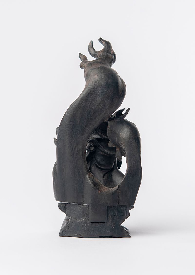 B475b「天然木 魚」後藤太平造 共箱 後藤塗 朱漆 讃岐 六十八歳作 楽天