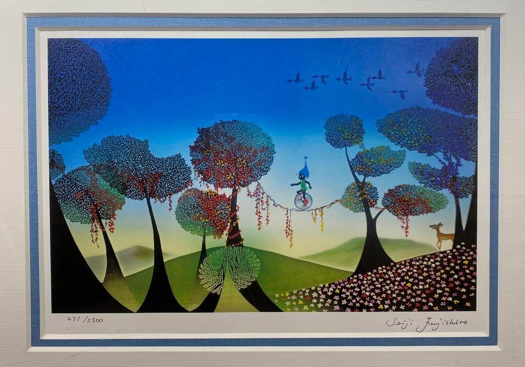 藤城清治 紙 レフグラフ トトカ 東さ5-0425