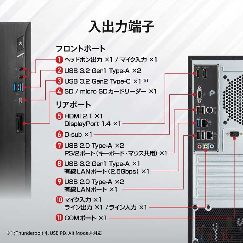 数量限定  MSI デスクトップパソコン UHD Graphics 730 モニター無し intel Core i5 メモリ 16GB SSD 512GB 4月モデル PRO-DP180-14A-804JP