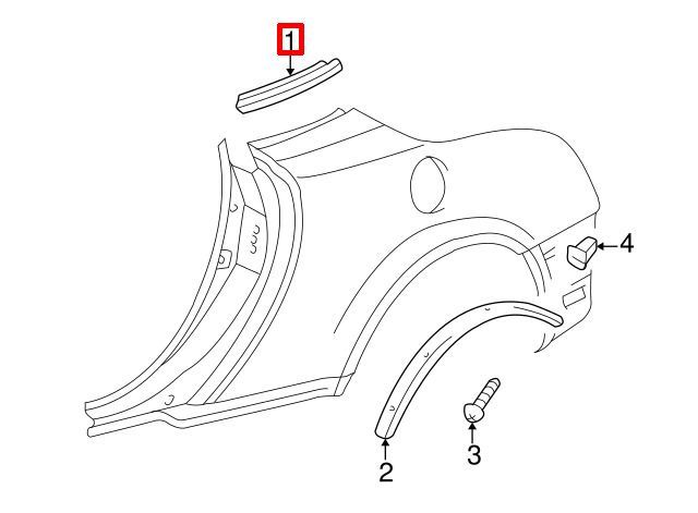 新品 トヨタ純正 40 ソアラ SC430 クォータ ベルト モール  