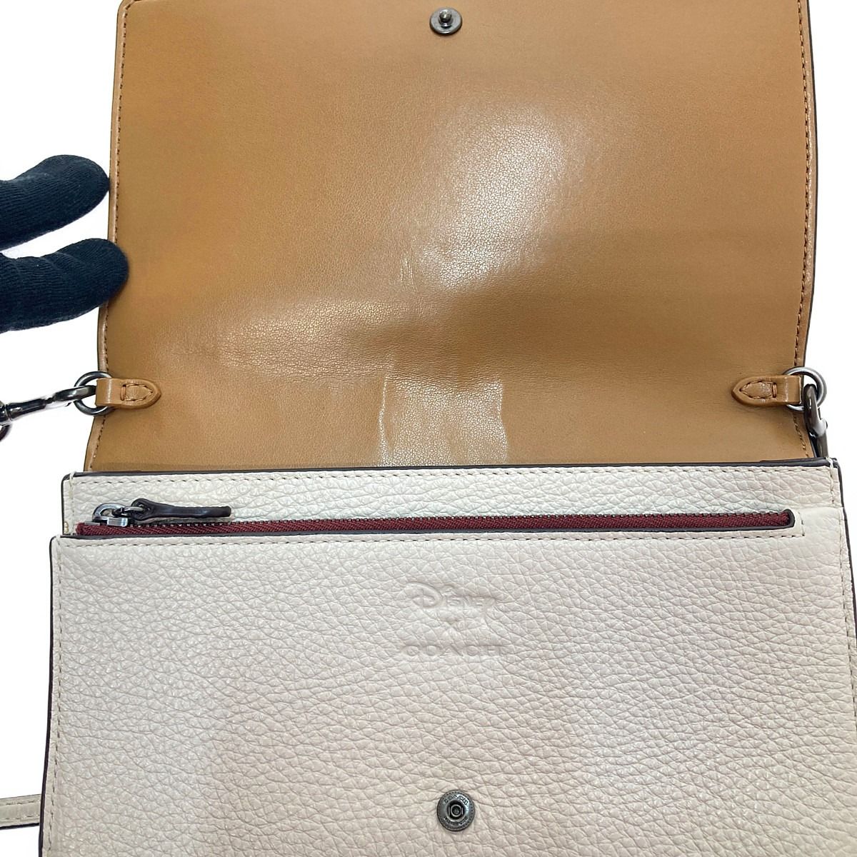□□COACH コーチ ショルダーウォレット ディズニーコラボ ミッキー 