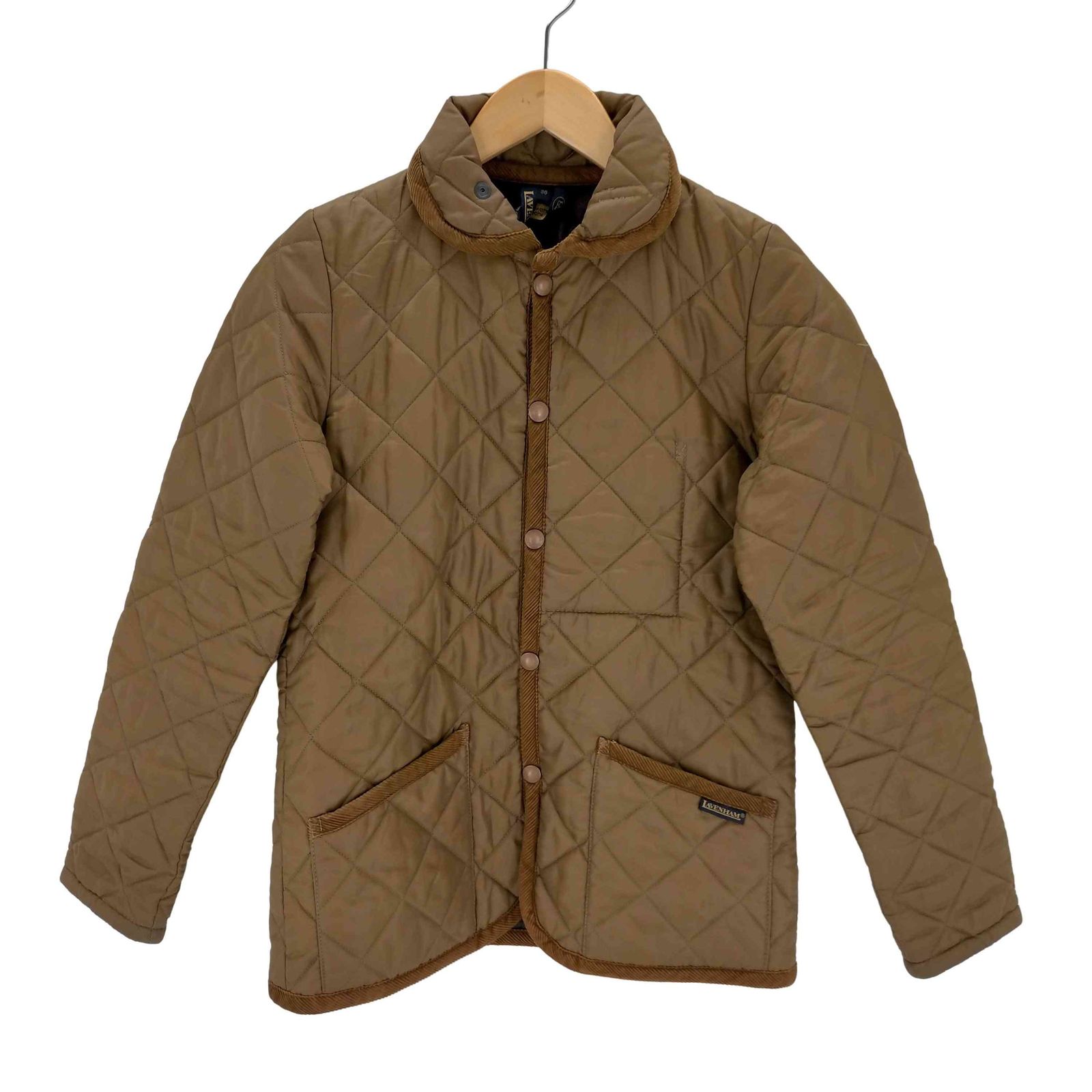 ラベンハム LAVENHAM 英国製 コーデュロイパイピング キルティング  