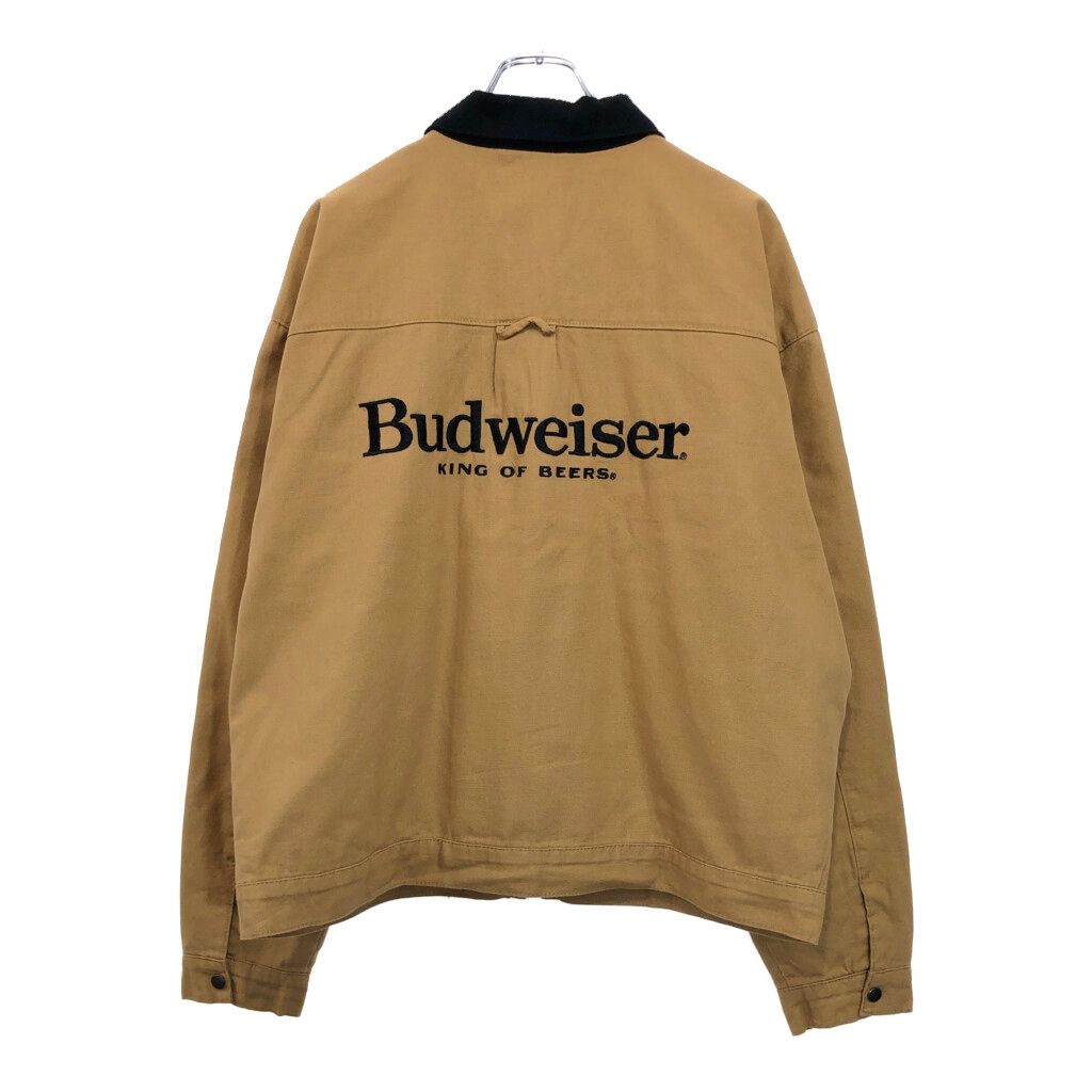 ヴィンテージ アメリカ製 バドワイザー公式 刺繍ロゴ ブルゾン 企業系 古着 ヴィンテージ アメリカ製 バドワイザー公式 刺繍ロゴ ブルゾン 企業系