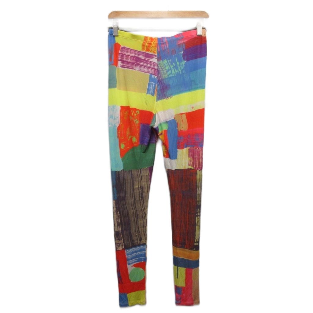 イッセイミヤケ ISSEY MIYAKE レギンス レギパン パンツ 総柄 2 M マルチ IM31JF020 MET2