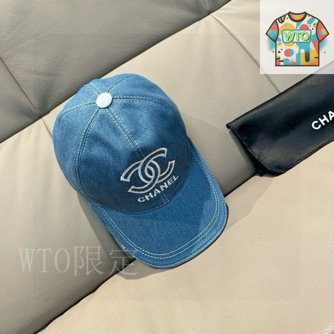 CHANEL デニムベースボールキャップ　試着のみ。 今日特価】CHANEL 2025 水洗デニムベースキャップ - メルカリ
