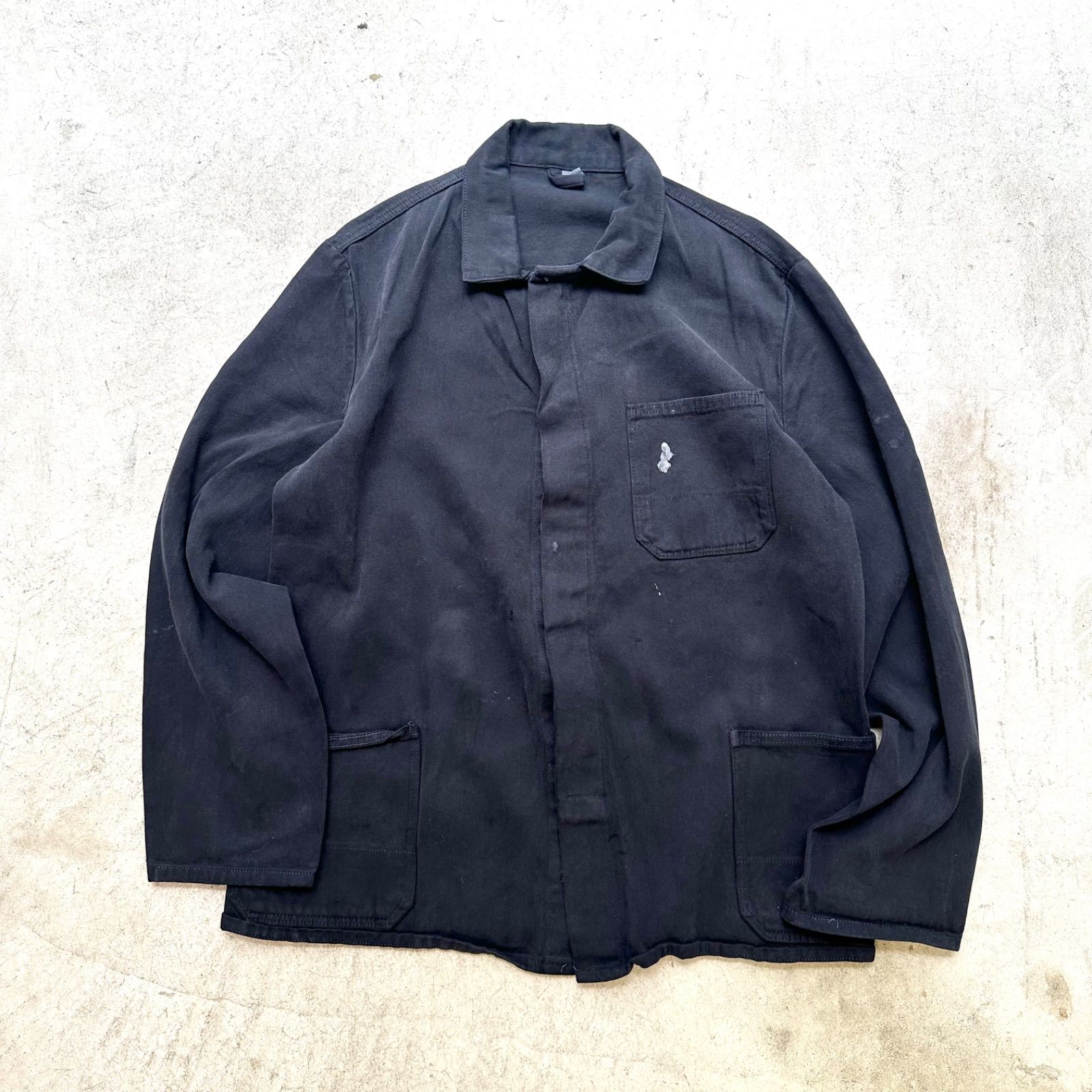 60〜70s ヴィンテージ フレンチ ワークジャケット ユーロ 古着 ユーロ フレンチ ワークジャケット 70s 60s - メルカリ