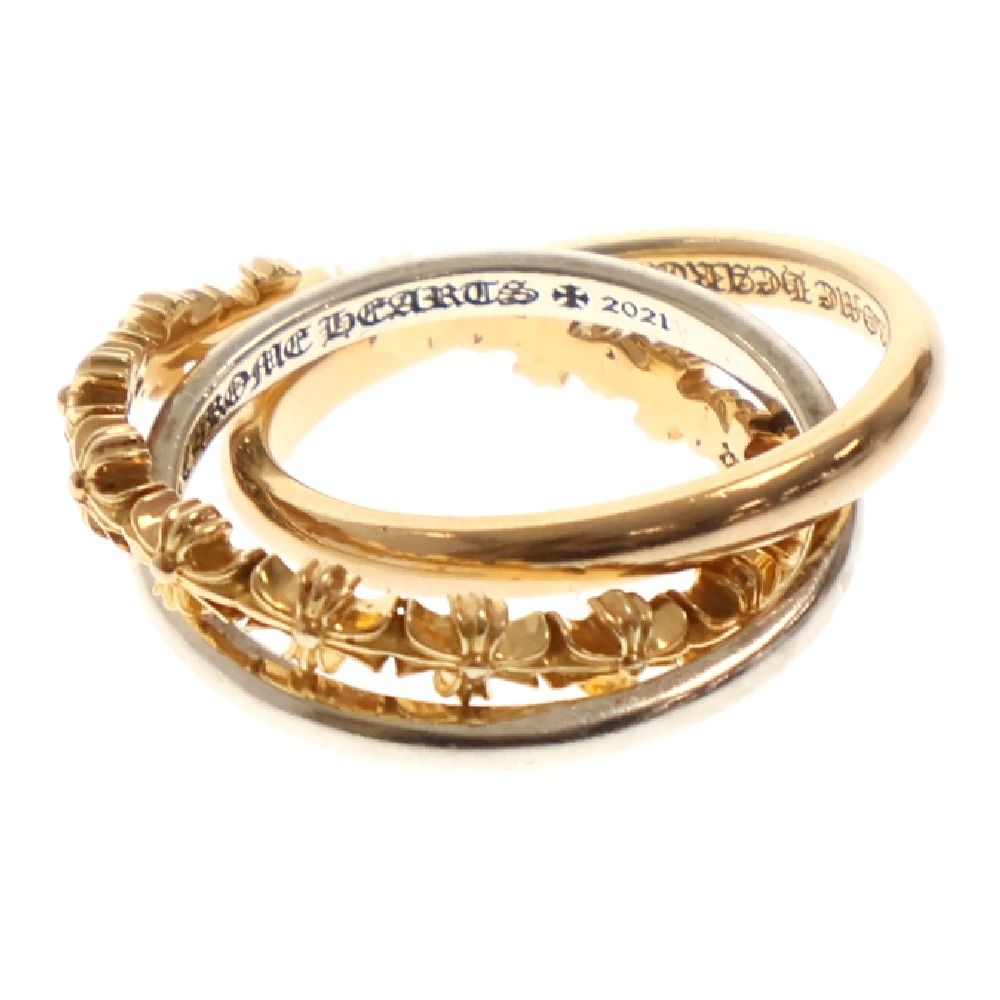 【新品未使用保証書付】クロムハーツ　タイニーe CHバンドリング　22k CHROME HEARTS(クロムハーツ) 22K TINY E CH PLS BAND タイニーE