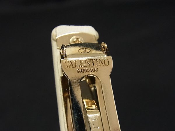 ＊新品未使用＊ VALENTINO ヴァレンティノ　スタッズ　バレッタ　ホワイト