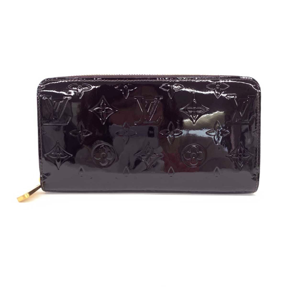 良好 LOUIS VUITTON ルイヴィトン ジッピーウォレット ヴェルニ  