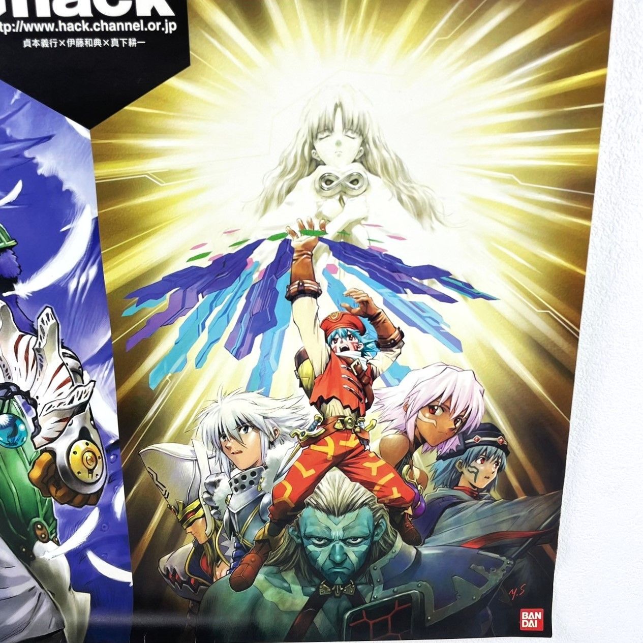 【希少品】.hack//SIGN 非売品ポスター　貞本義行 ◇☆レア☆ .hack 販促ポスター ドットハック 貞本義行 伊藤和典