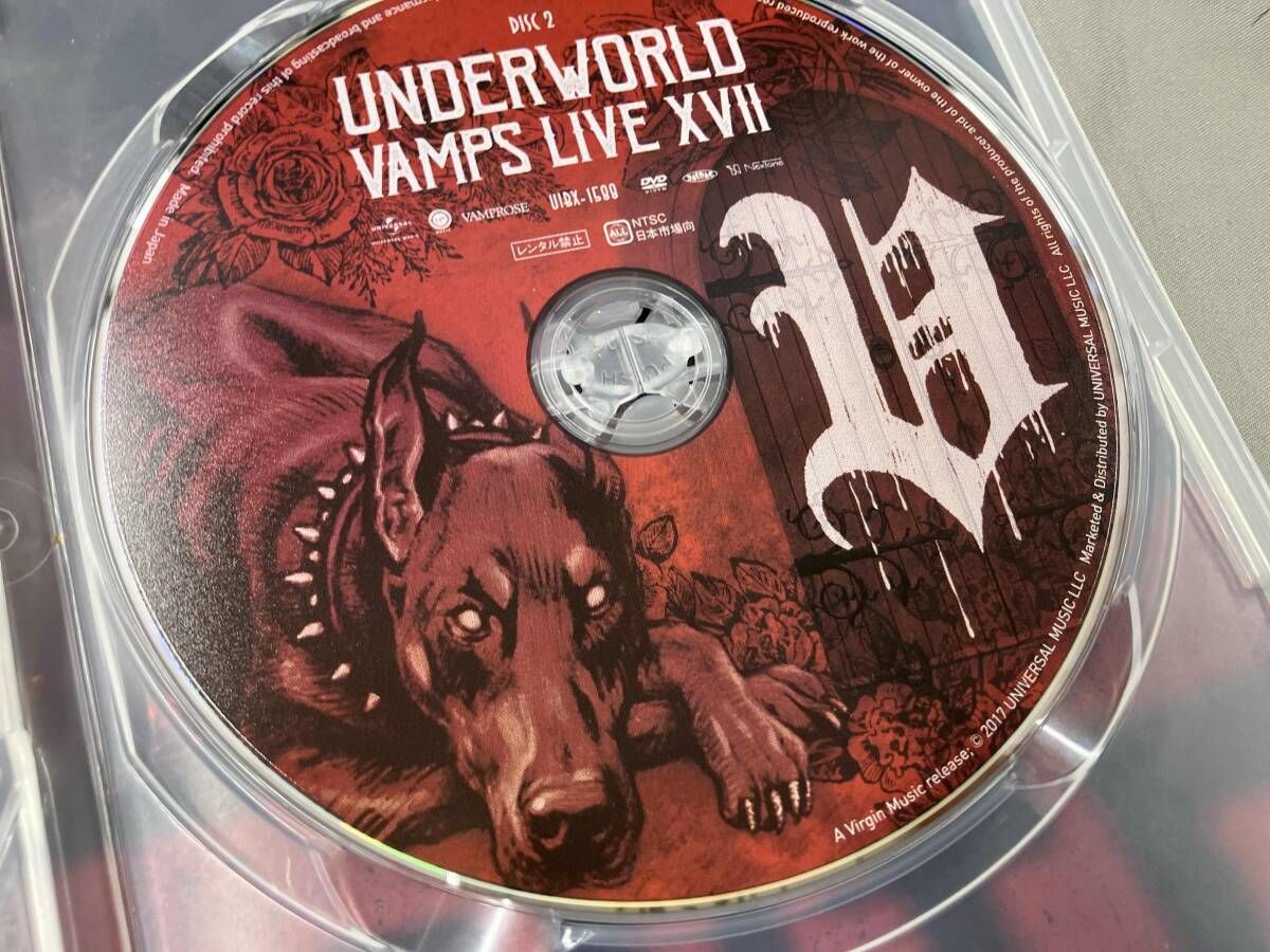 ジャンク DVD VAMPS LIVE 2017 UNDERWORLD(初回限定Goods付BOX欠