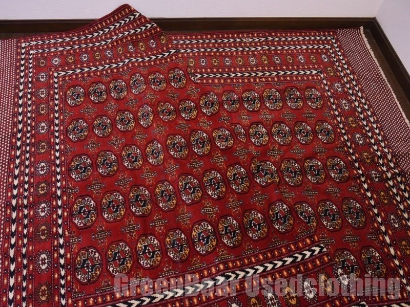 トライバルラグ手織り絨毯ヴィンテージ ラグ 約158cm x 85cm トライバルラグ手織り絨毯ヴィンテージ ラグ 約158cm x 85cm