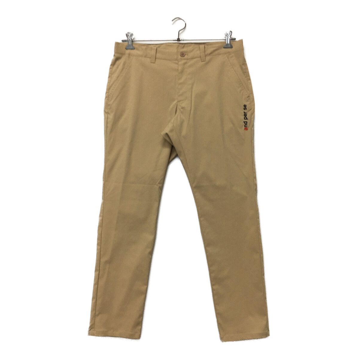 and per se ベージュパンツ ウエストゴム 未使用品 メンズ アンパスィ and per se パンツ LL 88～93 ベージュ