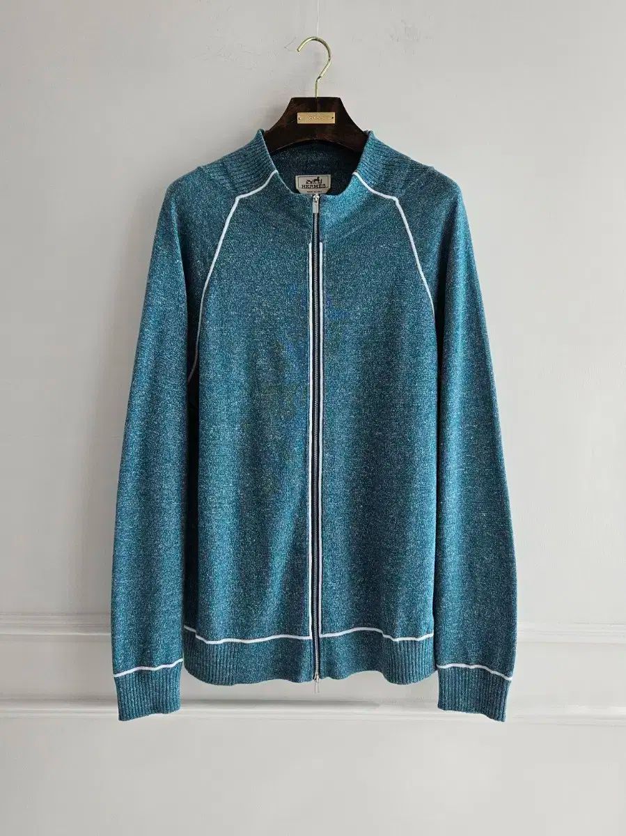 HERMES エルメス コットン リネン オープンカラー ジャケット XL HERMES エルメス コットン リネン オープンカラー ジャケット XL