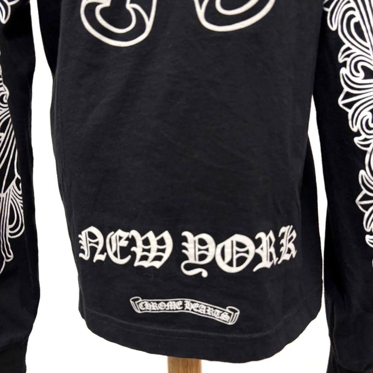 クロムハーツ ロンT ホースシュー ニューヨーク 黒 S