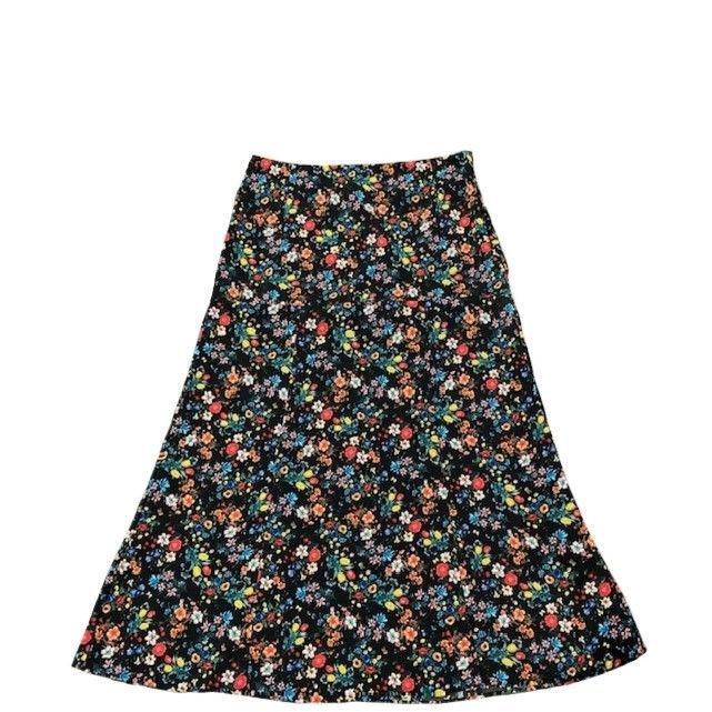 MEYAME メヤメ BEAUTIFUL SKIRT (FLOWER) BLACK ビューティフル