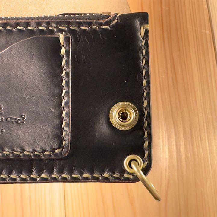 クロムエクセル – ブラック茶芯｜ロングトラッカーウォレット – TWL