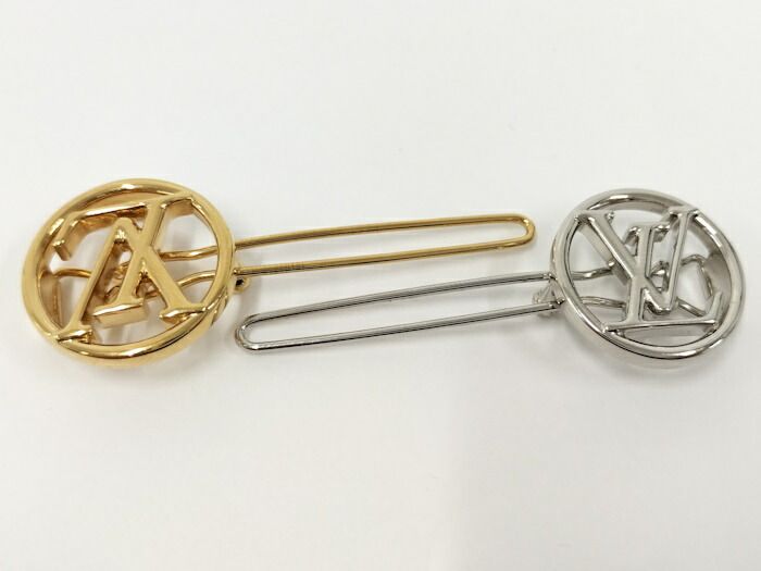 LOUIS VUITTON バレッタ ベイビールイーズ メッキ ゴールド シルバー  