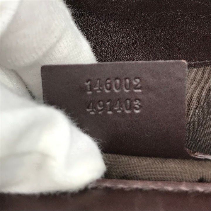 【未使用に近い】GUCCI　グッチ　マフラー　シェリーライン　男女兼用 グッチ【イタリア製 GG柄 シェリーライン マフラー】シルク混