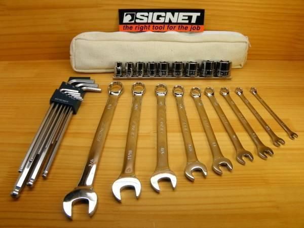 シグネット 3 8 9 5 sq インチ工具セット アメ車ハーレー用 車載工具 SIGNET